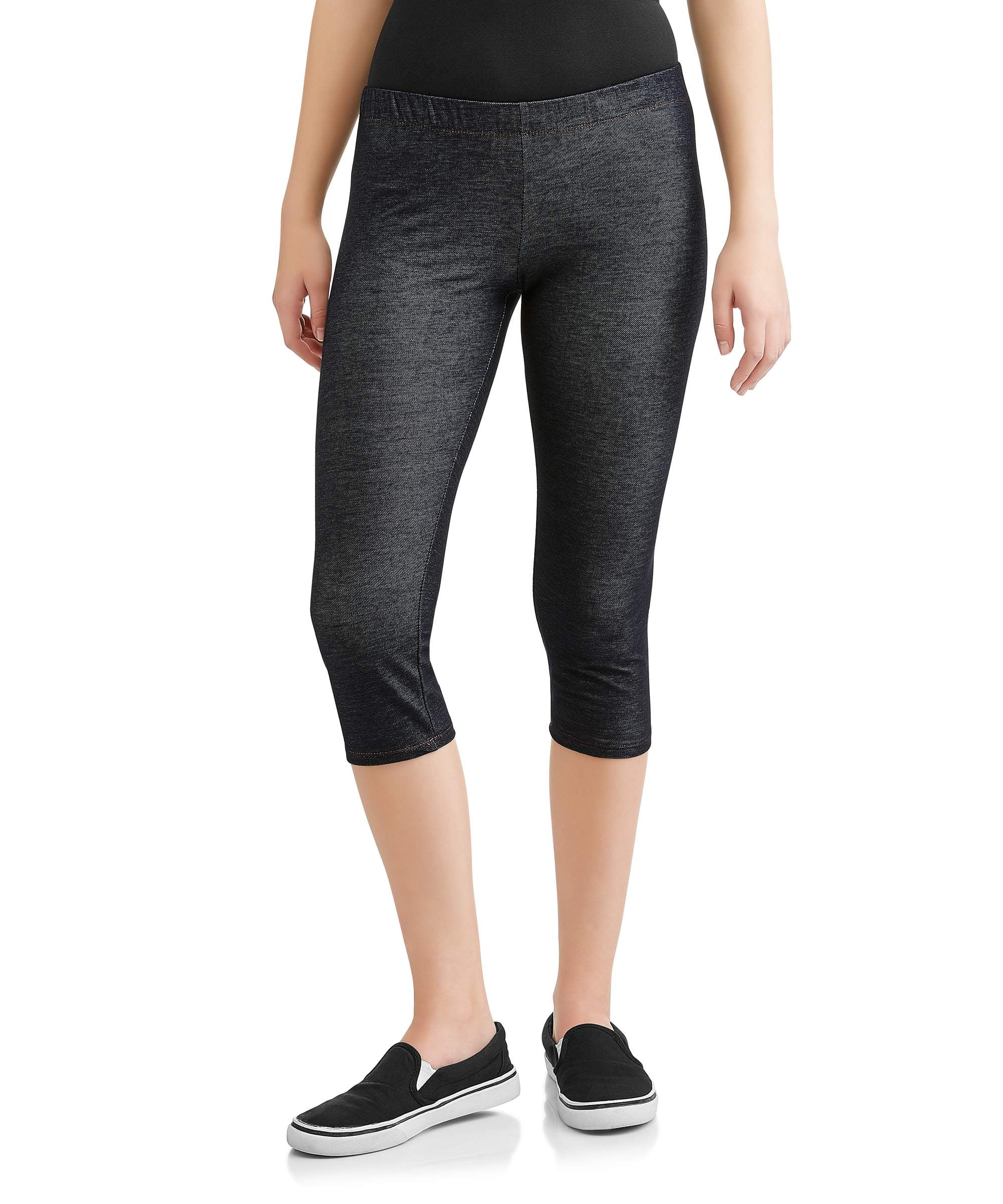 No Boundaries Juniors' Essential Capri Leggings (Prints and Solids