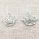 thumbnail image 5 of unbranded 10Pcs Silver Crown Pendant Alloy Jewelry Making Accessory for Decoration Crafts, 5 of 8