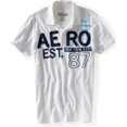 thumbnail image 1 of Polo de Rugby Aeropostale Hombres Aero Reg Trademark blanco extra pequeño, 1 of 1