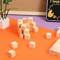 thumbnail image 2 of Pungan Wood Blocks 300 Pcs Wooden Cubes Wood Blocks For Crafts Small Wooden Cubes Unfinished Wood Blocks Wood Squares For Decorations,0.59"X0.59"X0.59", 2 of 10