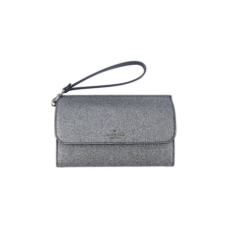 Kate Spade Lola Multifunctional Wristlet Glitter w GIFT BOX Dusknavy Blue