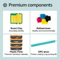 thumbnail image 2 of greencycle Compatible Toner Cartridge Replacement for HP 312A CF380A CF381A CF382A CF383A Toner 10 pack Set Works on Color Laser Jet Pro MFP M476dw M476nw M476dn Printer - Black Cyan Yellow Magenta, 2 of 8