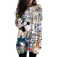 thumbnail image 3 of Ropa deportiva de otoño para mujer, top informal de manga larga con estampado de Snoopy, top holgado informal, ropa de calle para mujer 2024, 3 of 5