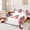 White Red A, variant on Feelyou Retro Baseball Monogrammed Twin Sheets for Boys, American Stars and Stripes Bedding, 3 Pieces, 1 Flat Sheet, 1 Fitted Sheet and 1 Pillowcase
