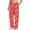 thumbnail image 2 of Xecao Cartoon Rooster Men's Straight Lounge Pajama Pants: The Ultimate in Comfortable Sleepwear, 2 of 9