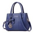 thumbnail image 3 of Bolso de mujer con textura de lazo en el hombro inclinado y gran capacidad con hilo de bordar, 3 of 5