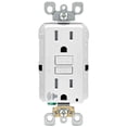 thumbnail image 1 of Salida GFCI Leviton SmartLockPro de 15 A, 125 V, autodiagnóstico, color blanco, 1 of 1