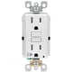 thumbnail image 1 of Salida GFCI Leviton SmartLockPro de 15 A, 125 V, autodiagnóstico, color blanco, 1 of 1