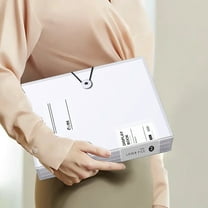 Byujiro Folders for School A4 30 Pockets 60 Sides Expanding A4 Document Folder with Snap Closure Plastic Envelopes Transparent Plastic Document Holders Display Paper Document Holders School Supplies