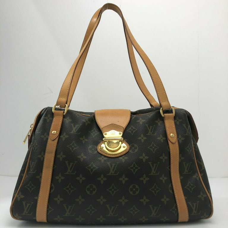 Auth Louis Vuitton Stresa PM Monogram M51186 Guaranteed Double Handle Bag  ALA556