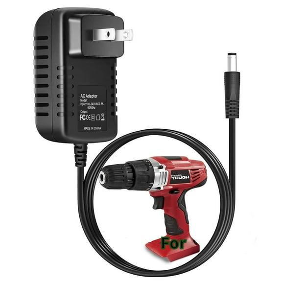 K-MAINS AC Adapter Charger Compatible With Drillmaster 18V NiCd Battery Charger Drill Master Drills