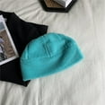 thumbnail image 6 of CoCopeaunts Winter Warm Brimless Melon Cap Women Hip Hop Beanie Artificial Lamb Wool Hat Women Skullcap Cuff Docker Fisherman Beanies Hats, 6 of 6