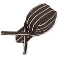 thumbnail image 3 of Unisex Catering Chef's Headwrap  Tied Cola Gorra de chef con lazo en la espalda, 3 of 5