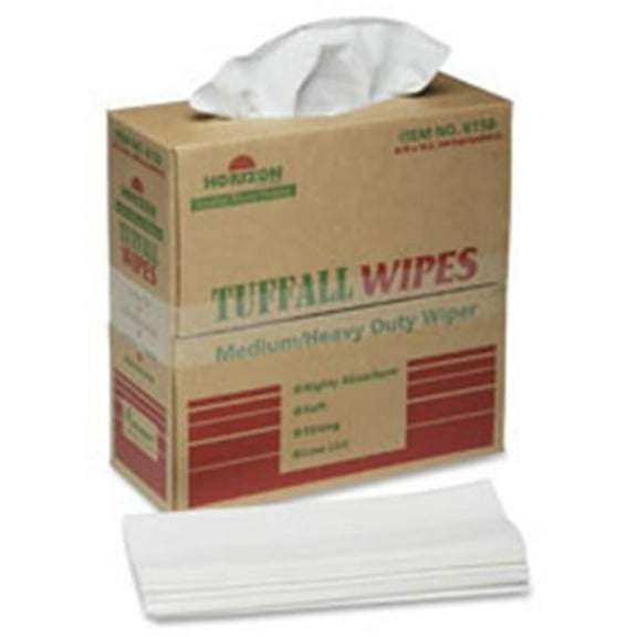 Skilcraft  Tuffall Wipes Medium & Heavy Duty Wiper, 100 Per Box