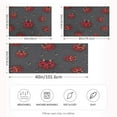 thumbnail image 2 of GZHJMY Red Ladybugs Satin Pillowcase for Hair and Skin Silk Pillowcase, King Size(20x40 inches) - Slip Cooling Satin Pillow Covers with Envelope Closure, 2 of 7