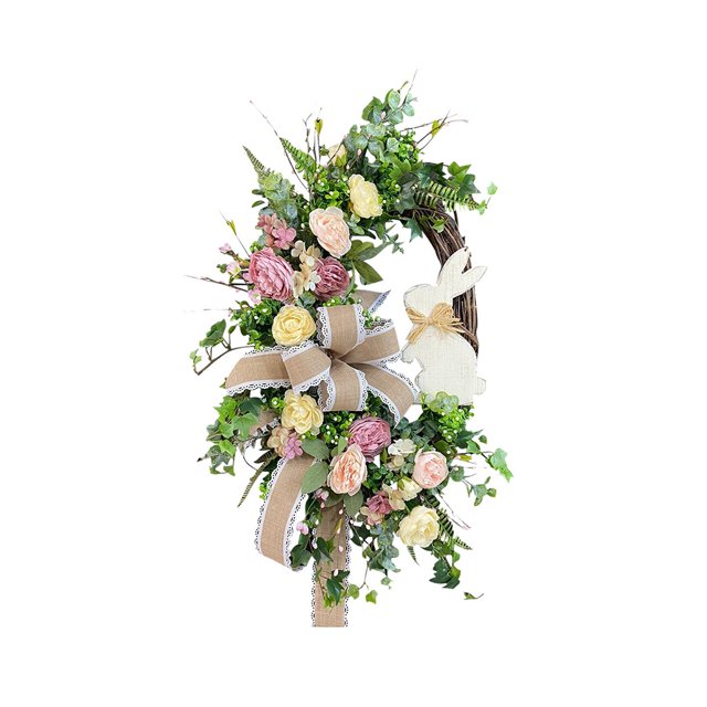 Naiovety Guirnalda de Pascua Festival vacaciones boda pared jardín guirnalda Artificial Oficina sala de estar dormitorio decoración colgante Decoración del hogar