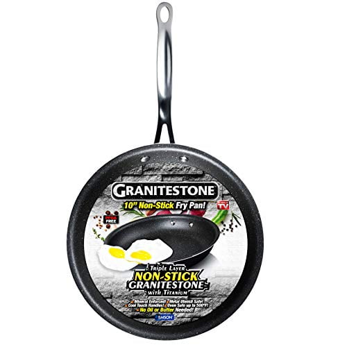 GRANITESTONE 2144 Nonstick, Nowarp, Mineralenforced Frying Pans with