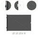 thumbnail image 5 of Puerta retráctil para bebés, puerta para perros para niños y mascotas, puerta para perros alta y ancha adicional para 58 cm x 125 cm, 5 of 8