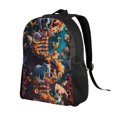 thumbnail image 2 of Cauagu Whimsical Animal Spiral Print Backpacks,Travel Daypack Casual Laptop Backpack Bookbag Fits 15 Inch Computer for Men Women, 2 of 8