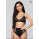 thumbnail image 1 of VISgogo Conjunto de lencería de 2 piezas para mujer, sujetador transparente con tiras ajustables + Tanga Babydoll Ropa de dormir VISgogo  moda, 1 of 4