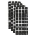 thumbnail image 3 of Mineral Gray Solid Windowpane Terry Dishtowel 4 Piece, 3 of 3