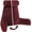 Arizona Maroon, variant on Husband Pillow Medium Cover Aspen Edition Arizona Maroon, Reversible Microfiber to Microsuede, Side & Back Pockets, Handle for Easy Transport - Super Cozy Bed Rest Pillow Cover With Arms - Easy Care