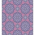 thumbnail image 3 of Purple Mandala Duvet Cover Set, Middle Eastern Oriental with Ornamental Featured Lines, Decorative 2 Piece Bedding Set with 1 Pillow Shams, Twin Size, Dried Rose Pale Blue, by Ambesonne, 3 of 3
