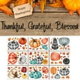 thumbnail image 5 of 9 Sheets Fall Window Clings Autumn Pumpkin Maple Leaves Window Decals Thanksgiving Double-Sided Stickers for Home Decorations (as shown), 5 of 6