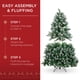 thumbnail image 4 of Árbol de Navidad Best Choice Products de 1,4 m con 450 puntas de PVC, 4 of 7