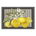 thumbnail image 5 of Placemats Set Of 6 Linen Durable Dining Table Mats Lemon Fruit Leave Place Mats for Party Kitchen Dining Decoration, 5 of 6