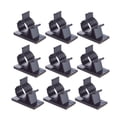 thumbnail image 2 of 50pcs Plastic Clips Adhesive Backed Wire Cable Clips Cord Management Adjustable Clamps, 2 of 8