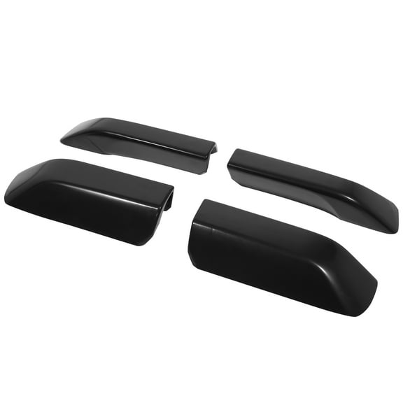 4pcs Roof Rack Rail Cover End Protection Exterior Cover for Toyota 4Runner 2010-2019 Black