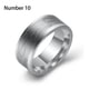 thumbnail image 4 of Anillo de acero inoxidable Unisex patrón de anzuelo superficie Irregular joyería de pesca regalos decoración de la boda del Día del Padre Ropa, zapatos y accesorios Miscelánea color acero diez Jumpingount  AP014749-04, 4 of 6