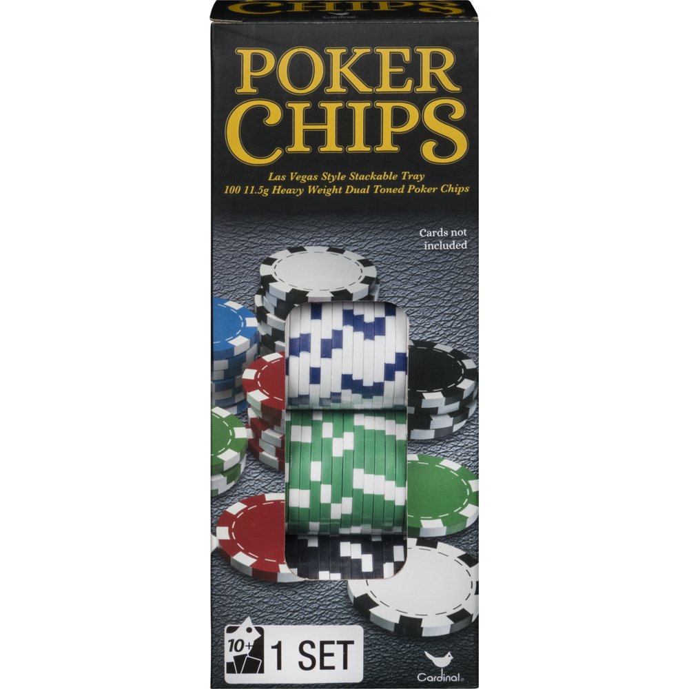 100Piece Poker Chip Set for ages 10 and up