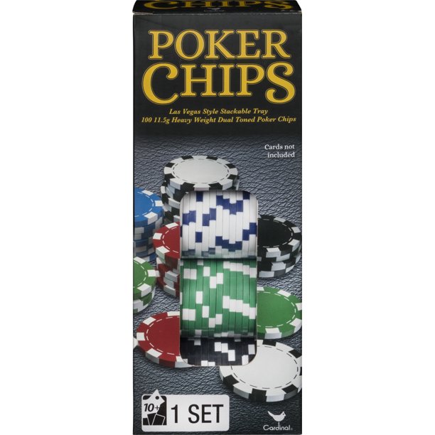 100Piece Poker Chip Set for ages 10 and up