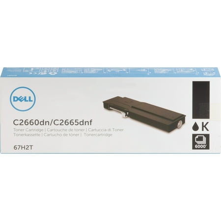 UPC: 0884116126355 | Dell DLL67H2T 6 000-Page Black Toner Cartridge for C2660dn/ C2665dnf Color Laser Printer 1 / Each