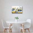thumbnail image 2 of Yellow Lemon Wall Art for Kitchen, Vintage Citrus Fruit Canvas Print, Blue Pottery on Table Painting, Rustic Farmhouse Decor Framed Artwork, 2 of 6