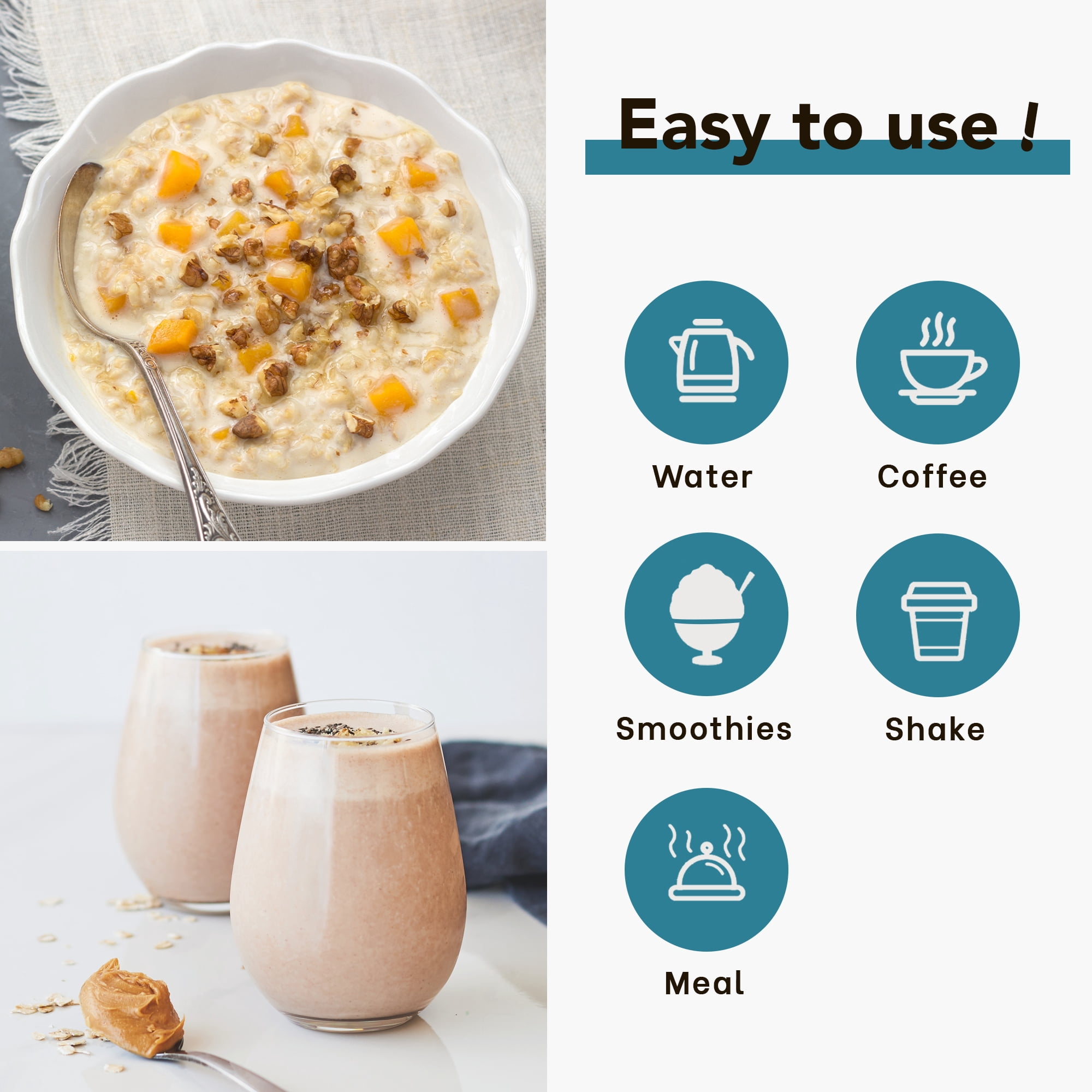 Zammex Bone Broth Protein Powder Vanilla 1 lb, Grass Fed Beef Bone Broth Powder With Collagen Peptides Type I & III, Keto Protein Powder, 41 Servings