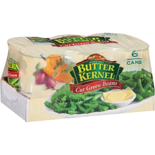 Butter Kernel Cut Green Beans, 14.5 oz, 6 Cans