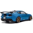 thumbnail image 4 of 2024 Ford Shelby Mustang Super Snake Grabber Blue Metallic with Black Stripes 1/18 Diecast Model Car by Solido, 4 of 6
