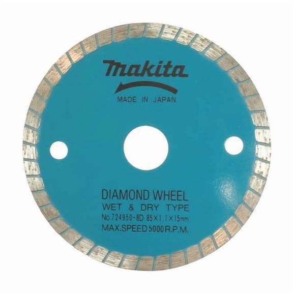 Makita 3-3/8" Diamond Blade, Stone & Masonry 724950-8D