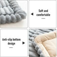 thumbnail image 6 of Topchances Fuzzy Couch Covers for Pets, Couch Protector for Dogs Garden Chic Plush Protective Couch Cover, Pet Bed Mat Couch Cover (Light Gray, 27.6x82.7 in), 6 of 10