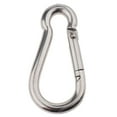 thumbnail image 2 of Mosquetón de acero inoxidable shamjiam para llavero Camping M5 Color plata, 2 of 7