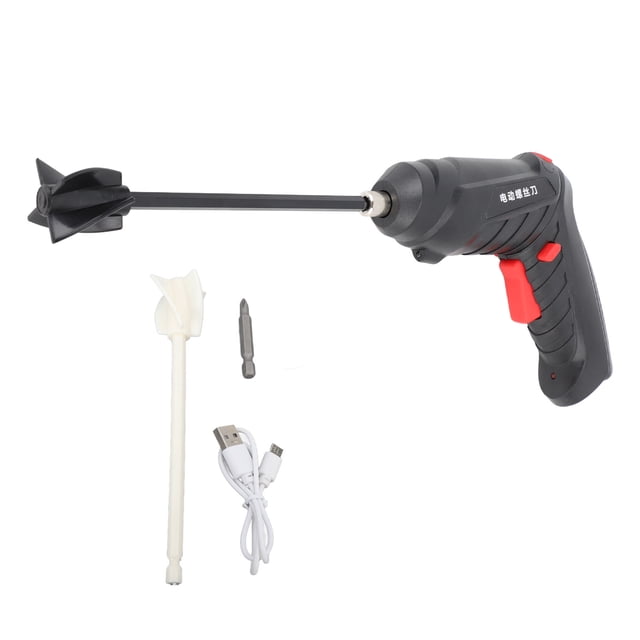 Mezclador de resina epoxi Carga USB 1800 mAh Mezcla completa Mezclador de epoxi portátil reutilizable para mezcla de resina y silicona Negro