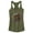 Military Green, variant on Junior's Star Wars: The Mandalorian The Child Circle Halo Racerback Tank Top Scarlet Large
