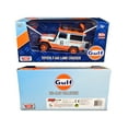 thumbnail image 3 of Toyota FJ40 Land Cruiser #8 "Gulf Oil" White Limited Edition to 2400 pieces Worldwide 1/24 Diecast Model Car by Motormax, 3 of 3