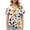 #07Yellow, variant on Women's Summer Top Casual Shirts V Neck Short Sleeve T-Shirts Fashion Floral Print Loose Blouses Pullover Spring Tunic Tops for Women