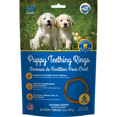UPC: 0657546113062 | N-Bone Dental Treat Puppy Teething Rings GF Chicken 6pk 7.2 oz