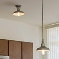 thumbnail image 3 of Design House 519876 Kimball 1-Light Ceiling Mount Industrial Light, Galvanized Steel Finish, 3 of 5
