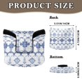 thumbnail image 2 of Haosy Elegant and Traditional Floral Golf Mallet Putter Cover Strong Magnetic Leather Golf Club Headcover Closure, 2 of 7